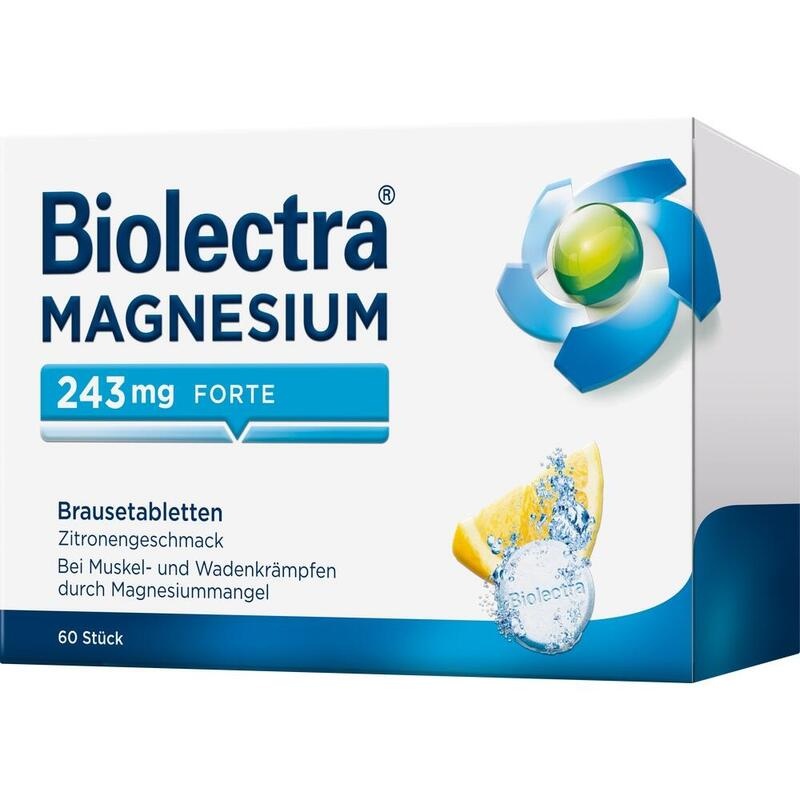 BIOLECTRA Magnesium 243 mg forte Zitrone Br.-Tabl.